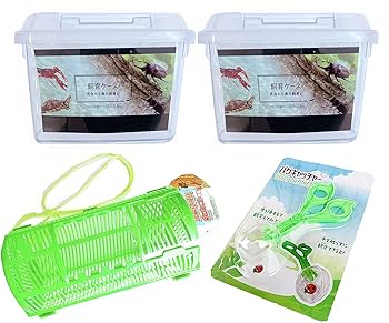 Amazon | 昆虫すごいぜ！ 飼育ケース 2個（スケルトンホワイト